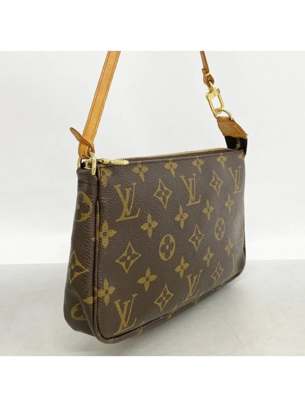 Louis Vuitton Pouch Monogram Pochette Soirle Brown